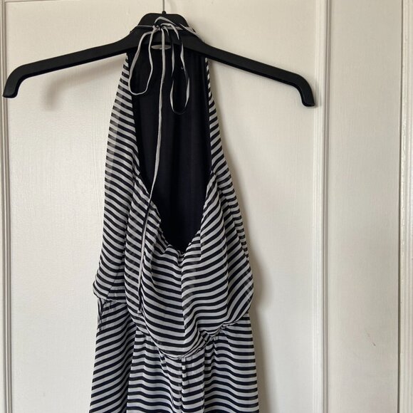 Isaac Mizrahi Halter Chiffon Dress Size 2-4, Garden Party, Wedding Guest - Picture 5 of 16